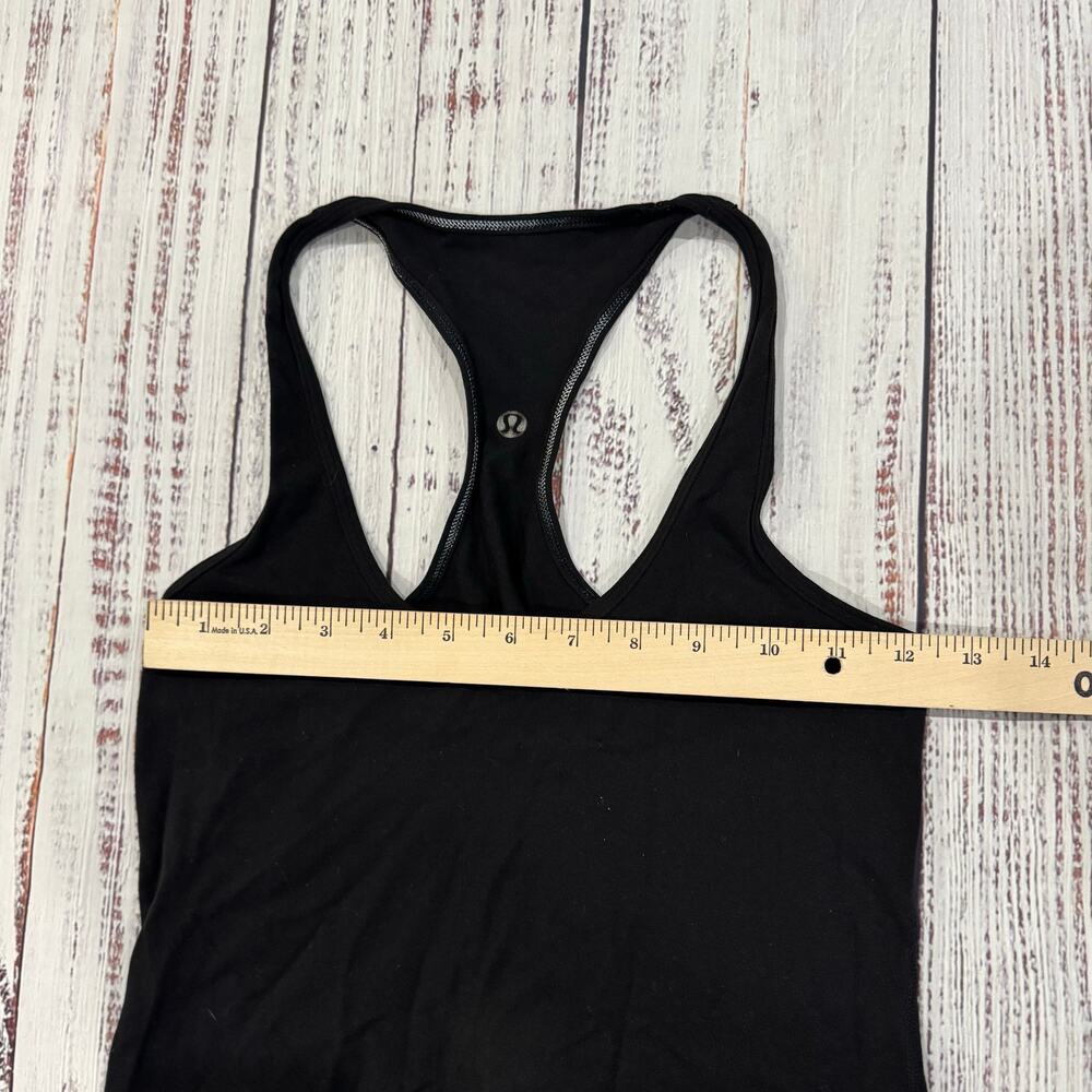 Lululemon Cool Racerback Black Longline Tank Est XS - Picture 5 of 5